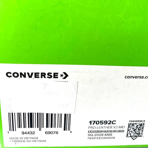 Converse Paria x FARZANEH PRO LEATHER X2 MID Top Shoes Women's Size 170592C - Picture 9 of 11